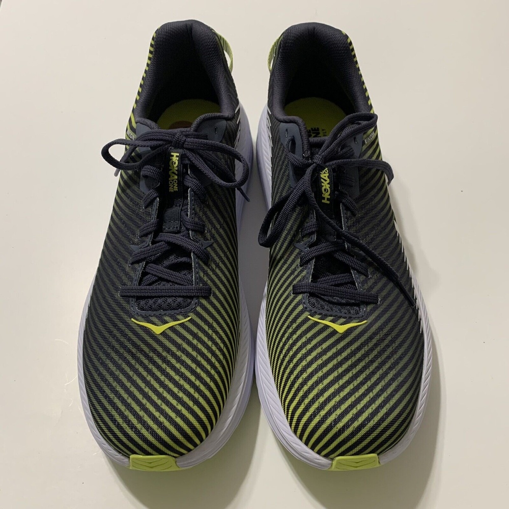 Hoka One One Rincon 2 Black Yellow Mens Running Shoes 1110514 Mens Size 11.5 - Picture 7 of 9